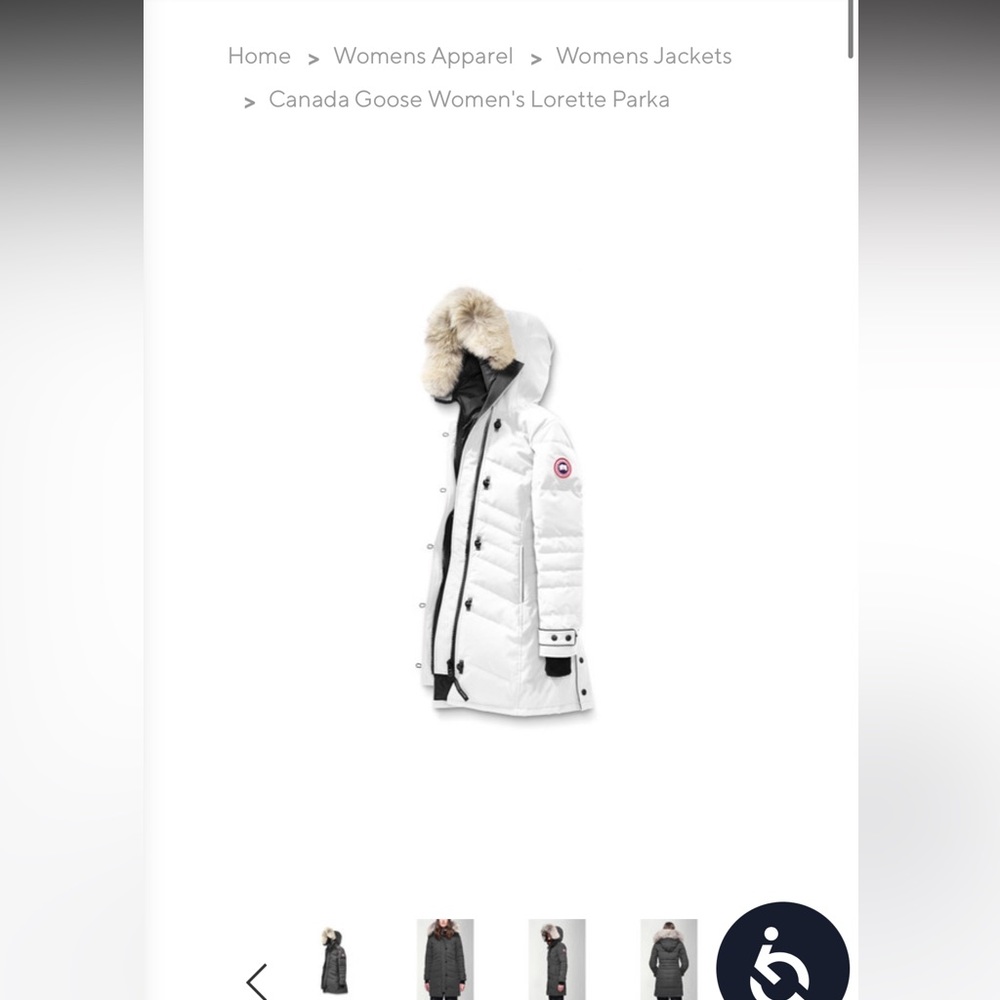Womens Canada goose Loretta jacket
